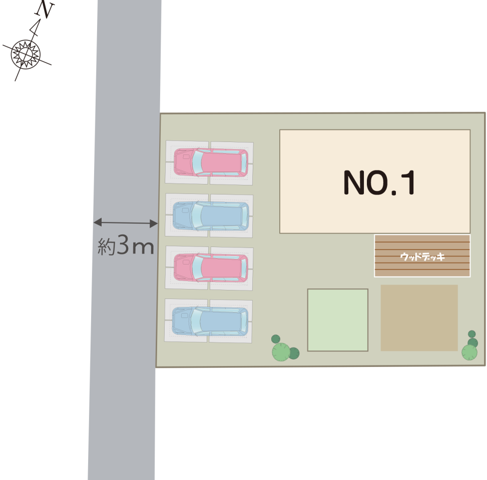 薗部町４期配置図