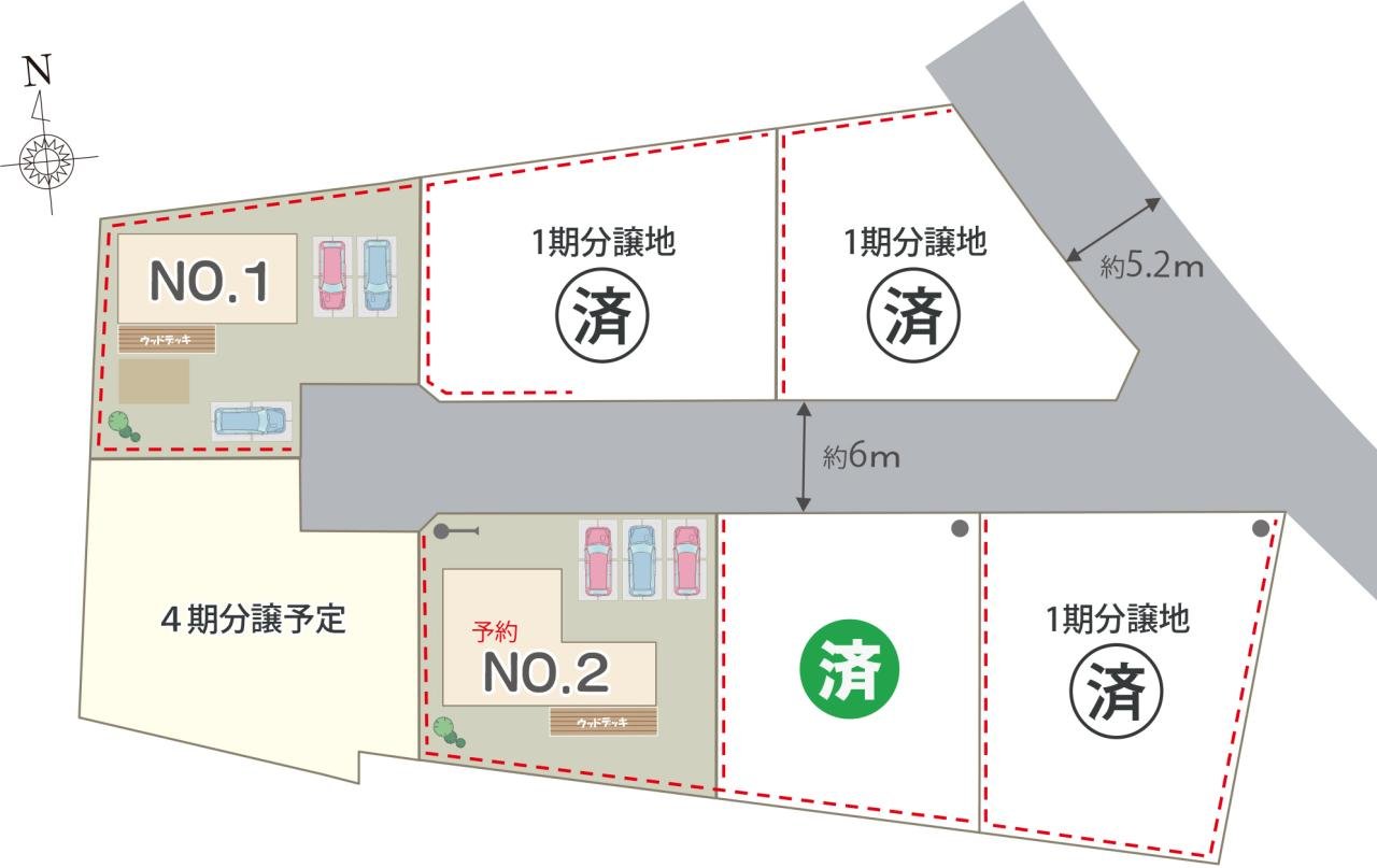 岩舟３期区画図