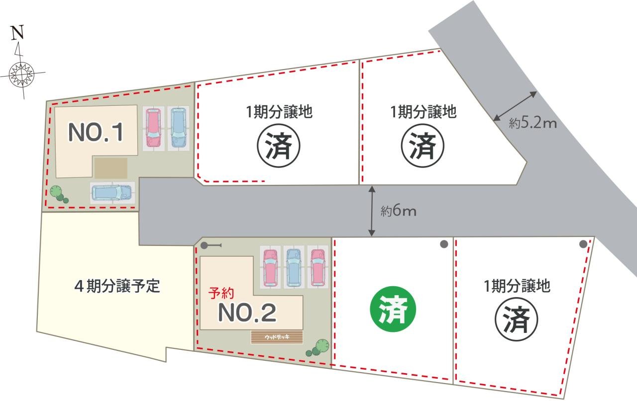 岩舟３期区画図